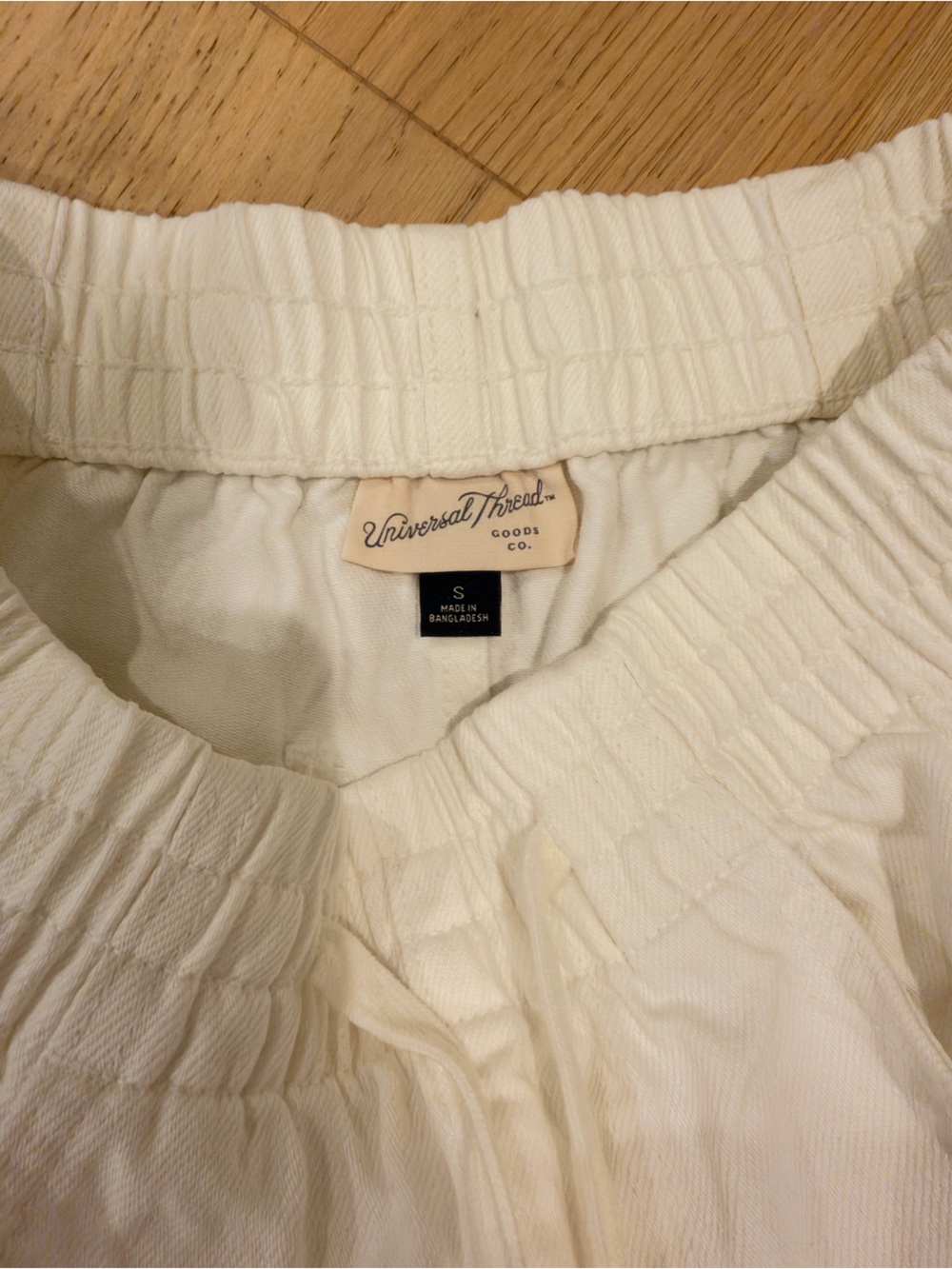 Universal Thread White High-Waist Drawstring Shorts - Picture 2 of 2